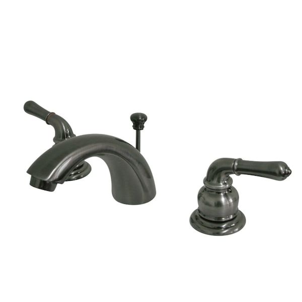 KB953 Magellan Mini-Widespread Bathroom Faucet, Black Stainless